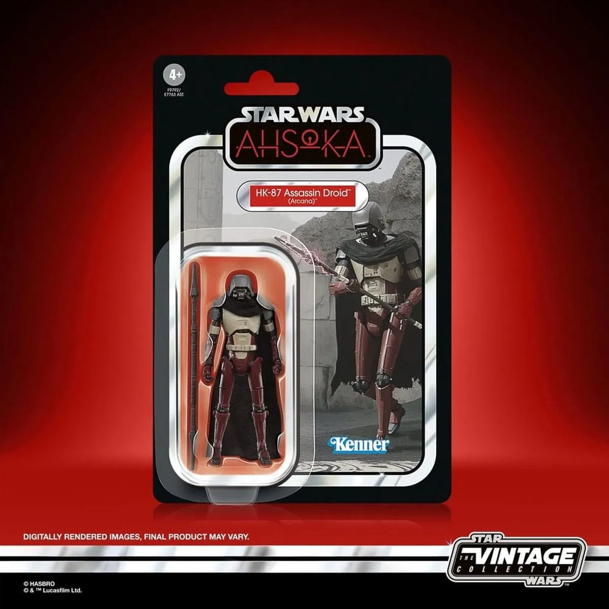 Hasbro Star Wars Ahsoka Vintage HK-87 Assassindroid - 10cm - Multi - afbeelding 4 van 6