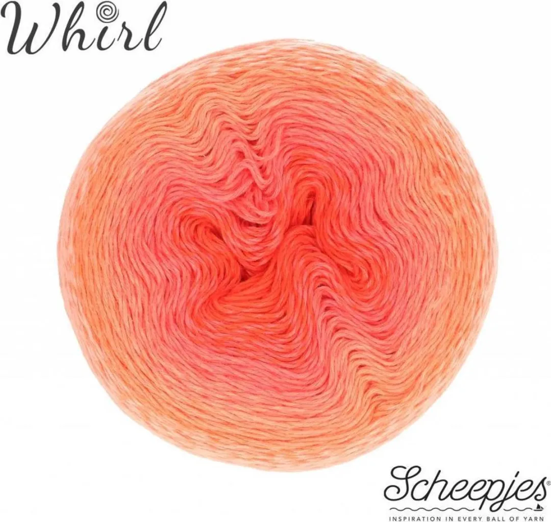 Scheepjes Whirl Ombré 557 Coral Catastrophe - 3 Kleuren