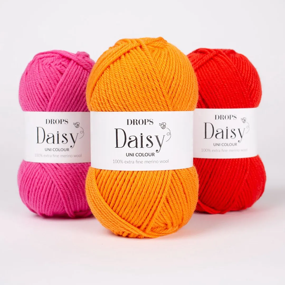 Drops Daisy Uni Colour Merino Garen - Saliegroen