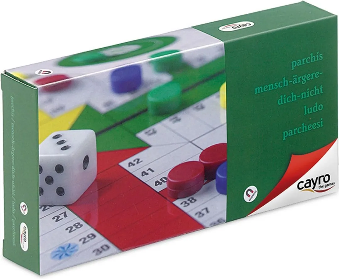 Geronimo Games Cayro Magnetic Parcheesi Small Reiseditie