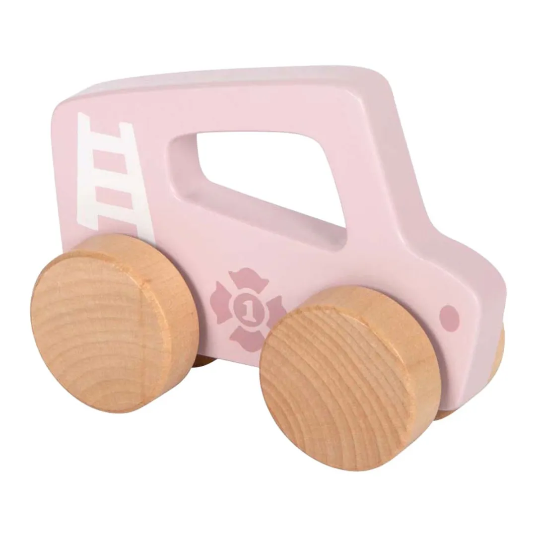 Small Foot Houten Duwautootje Roze