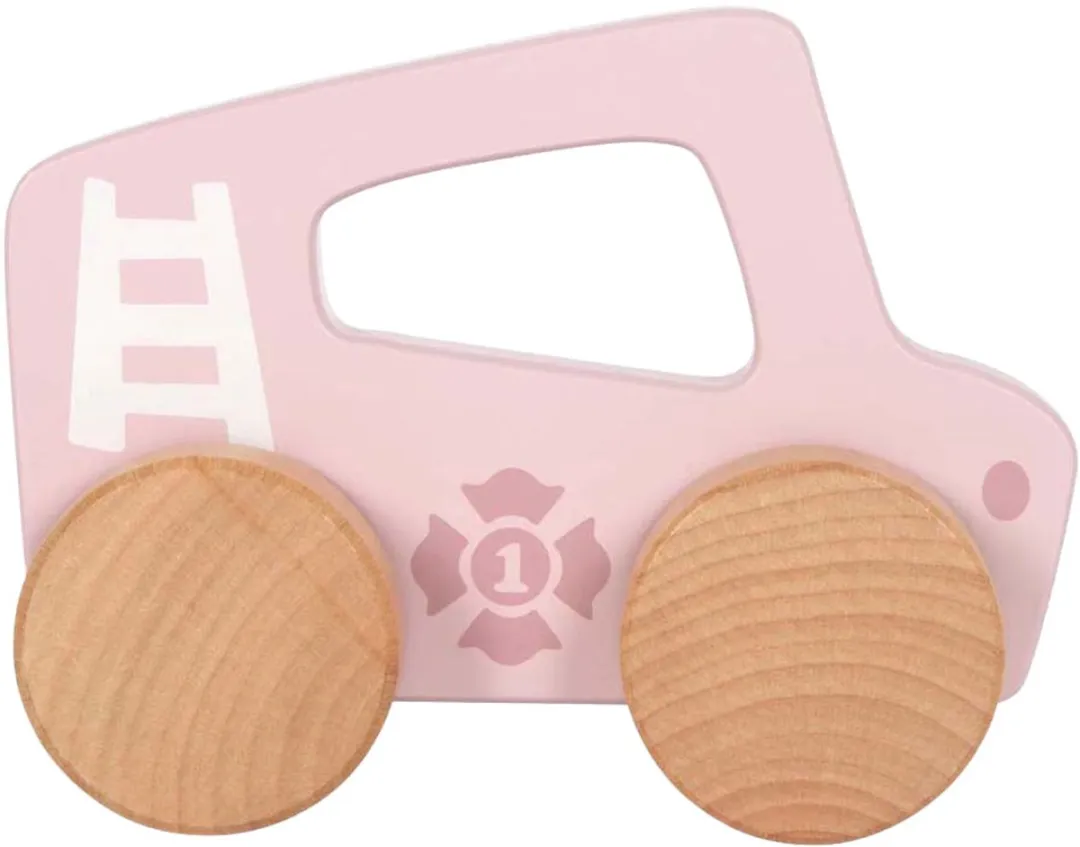 Small Foot Houten Duwautootje Roze