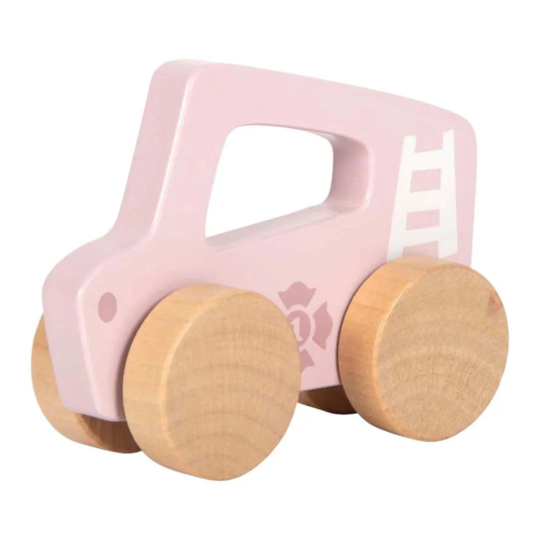 Small Foot Houten Duwautootje Roze