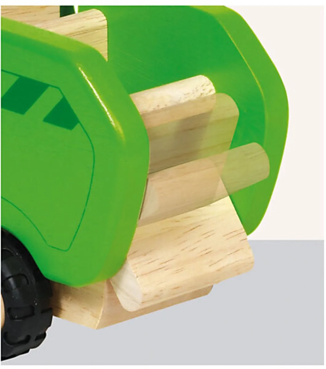 Goki Garbage Truck 55964 - Rood