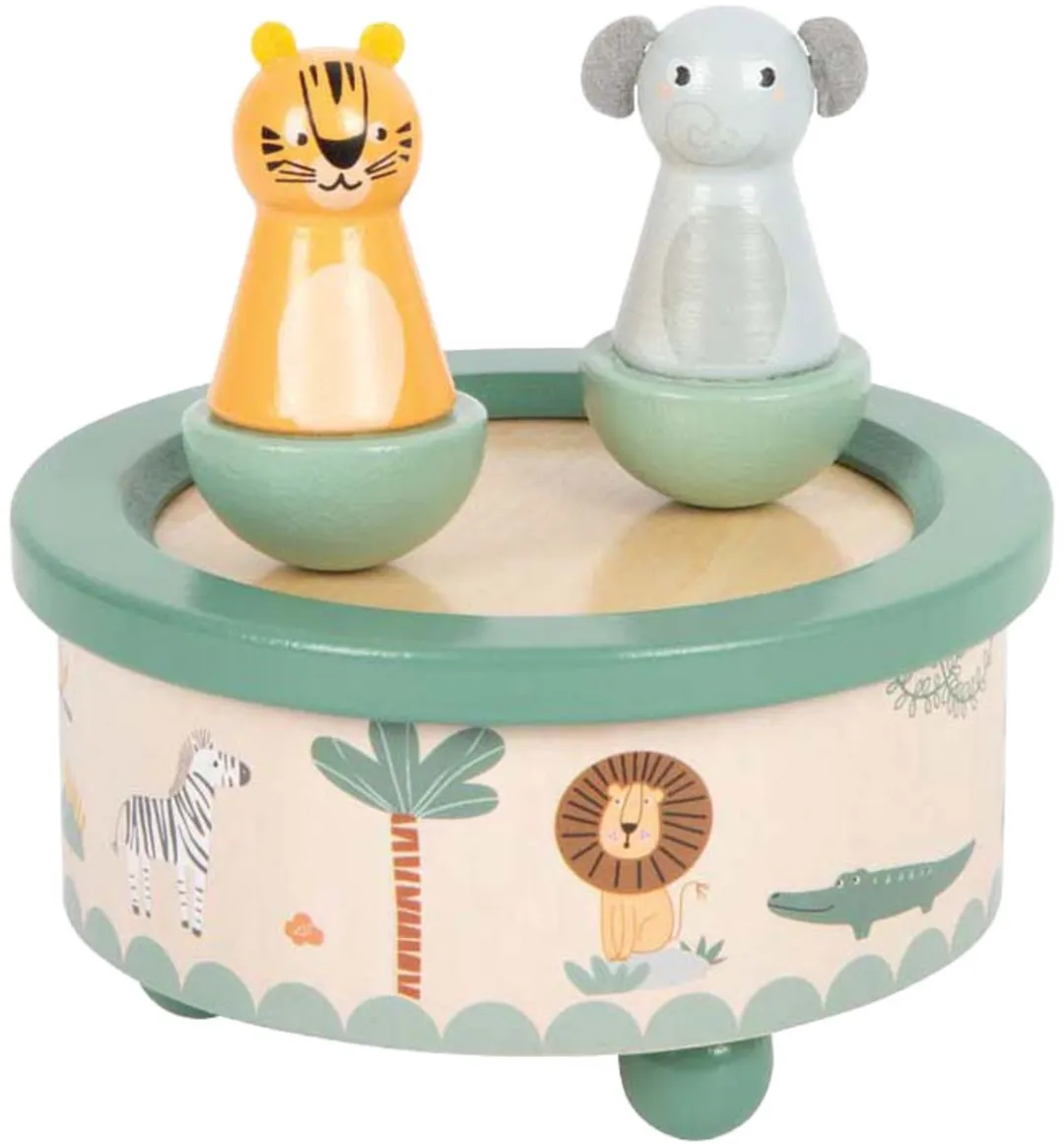 Small Foot Houten Muziekdoos Safari FSC 12738 - Multicolor