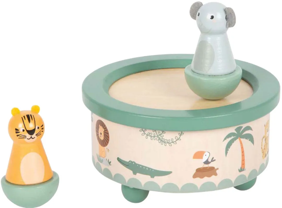 Small Foot Houten Muziekdoos Safari FSC 12738 - Multicolor
