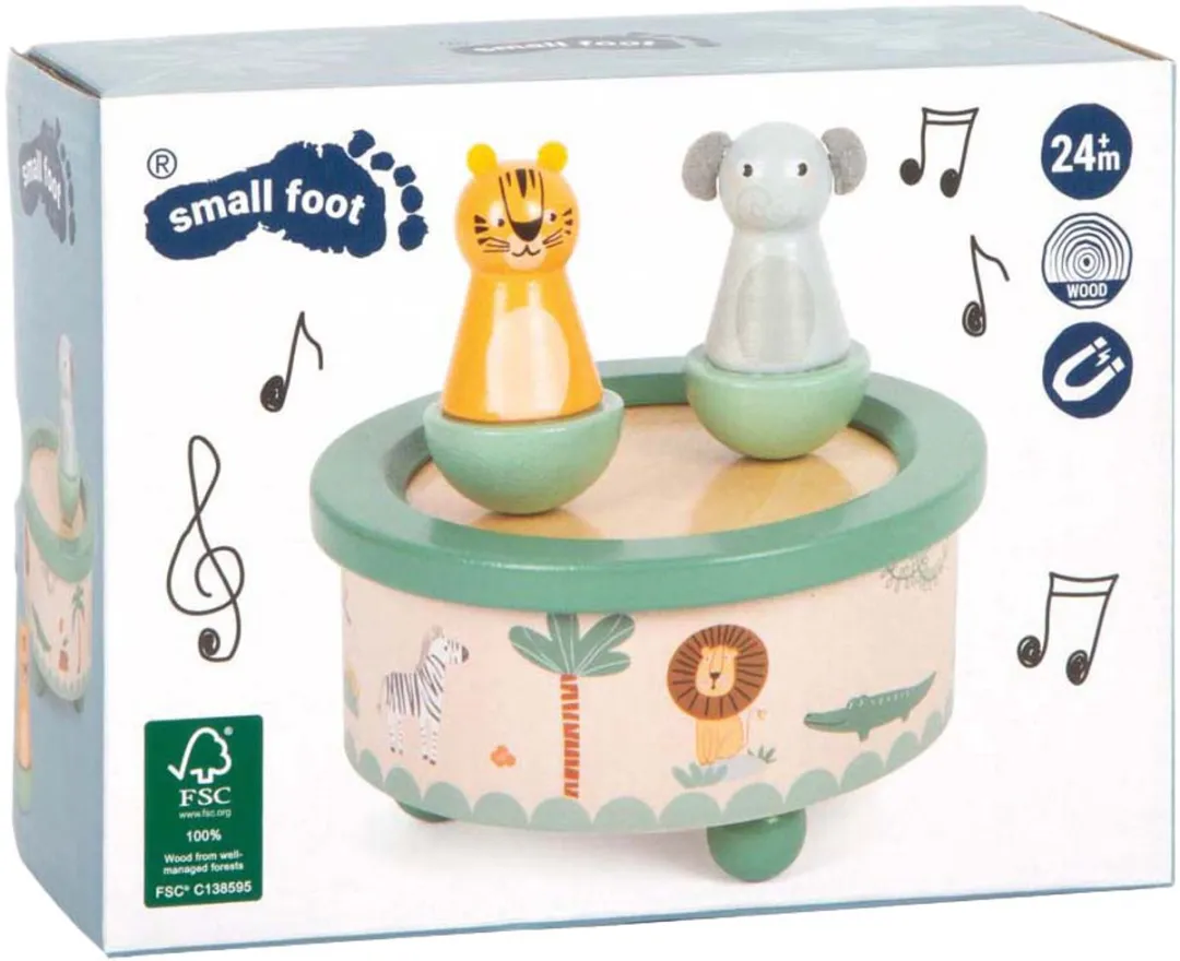 Small Foot Houten Muziekdoos Safari FSC 12738 - Multicolor
