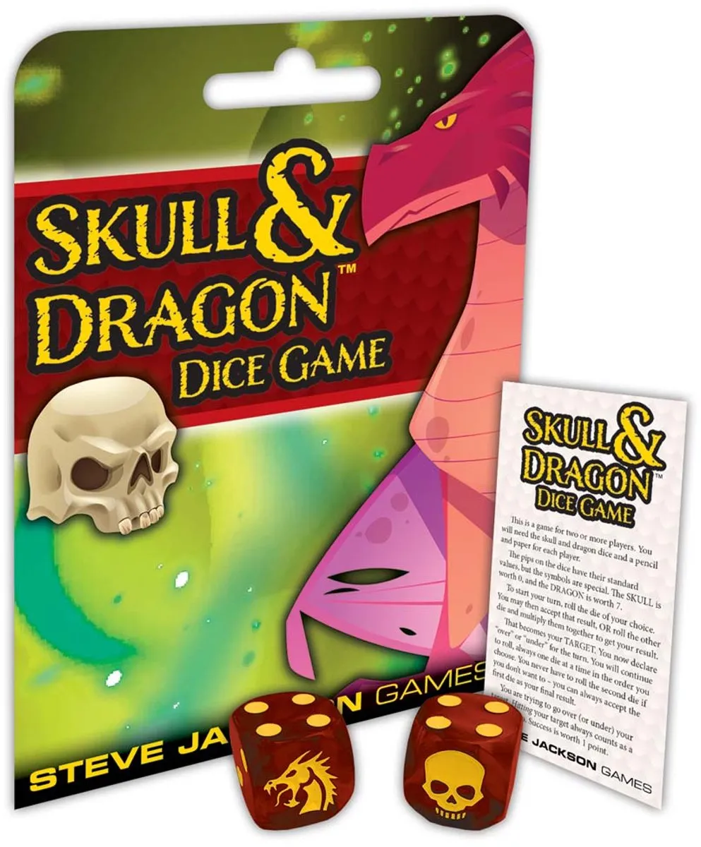 Steve Jackson Games Skull & Dragon Dice Game 131358SJG