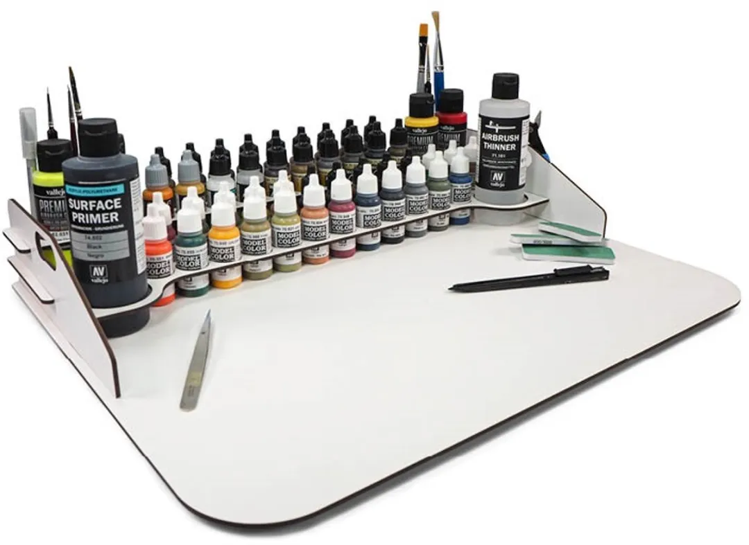 Vallejo Modelbouwdecoratie 26013 Verfdisplay + Werkstation