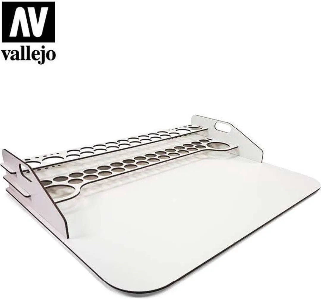 Vallejo Modelbouwdecoratie 26013 Verfdisplay + Werkstation - 50x37cm - Multi