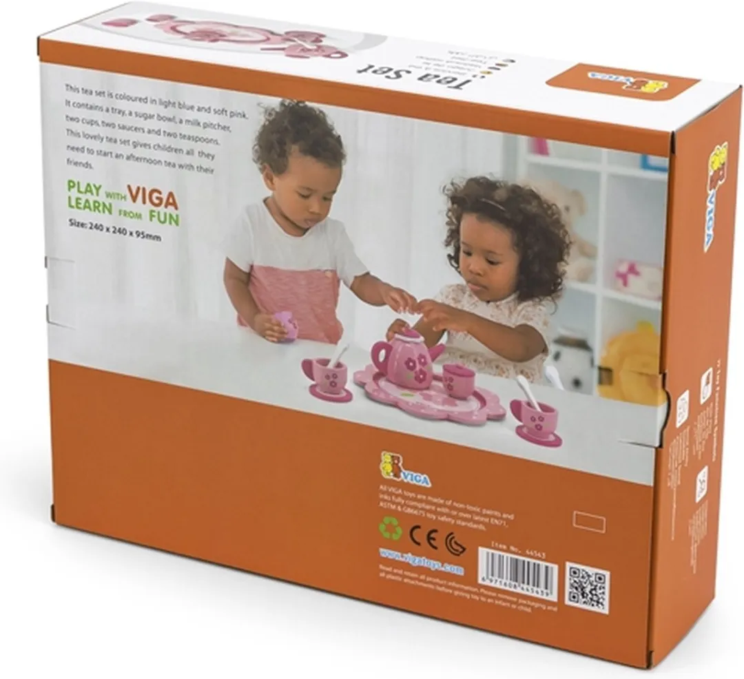 Creativ Company Vigatoys Houten Theeservies - Rose