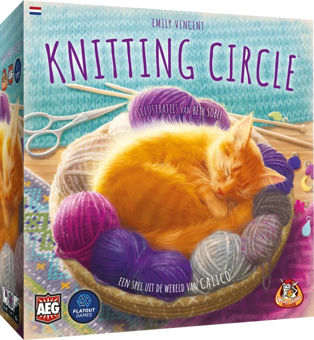 White Goblin Games Knitting Circle Familiespel - 1-4 spelers