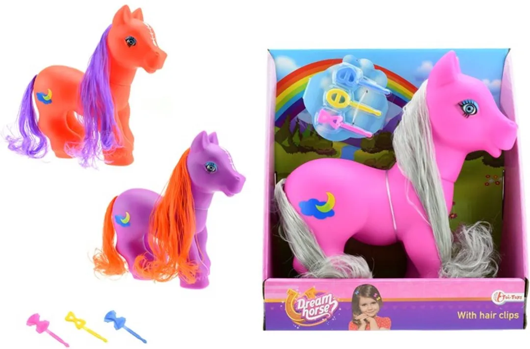 Toi-Toys Fantasiepaard met haarspeldjes
