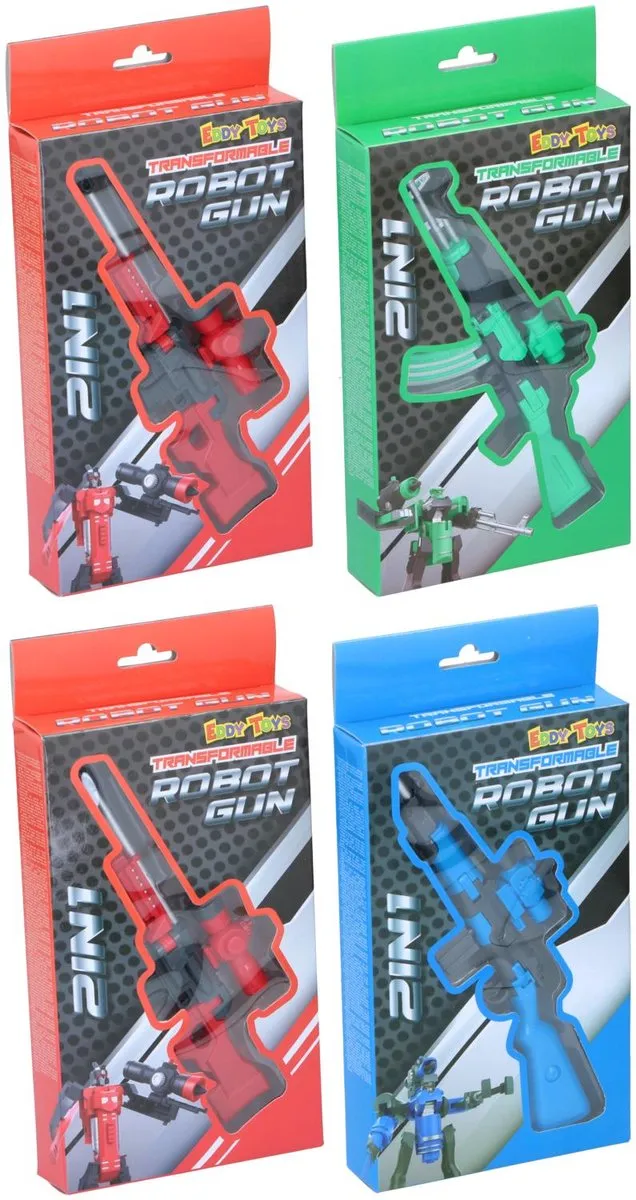 Eddy Toys Transformeerbaar Robot Geweer 2-in-1