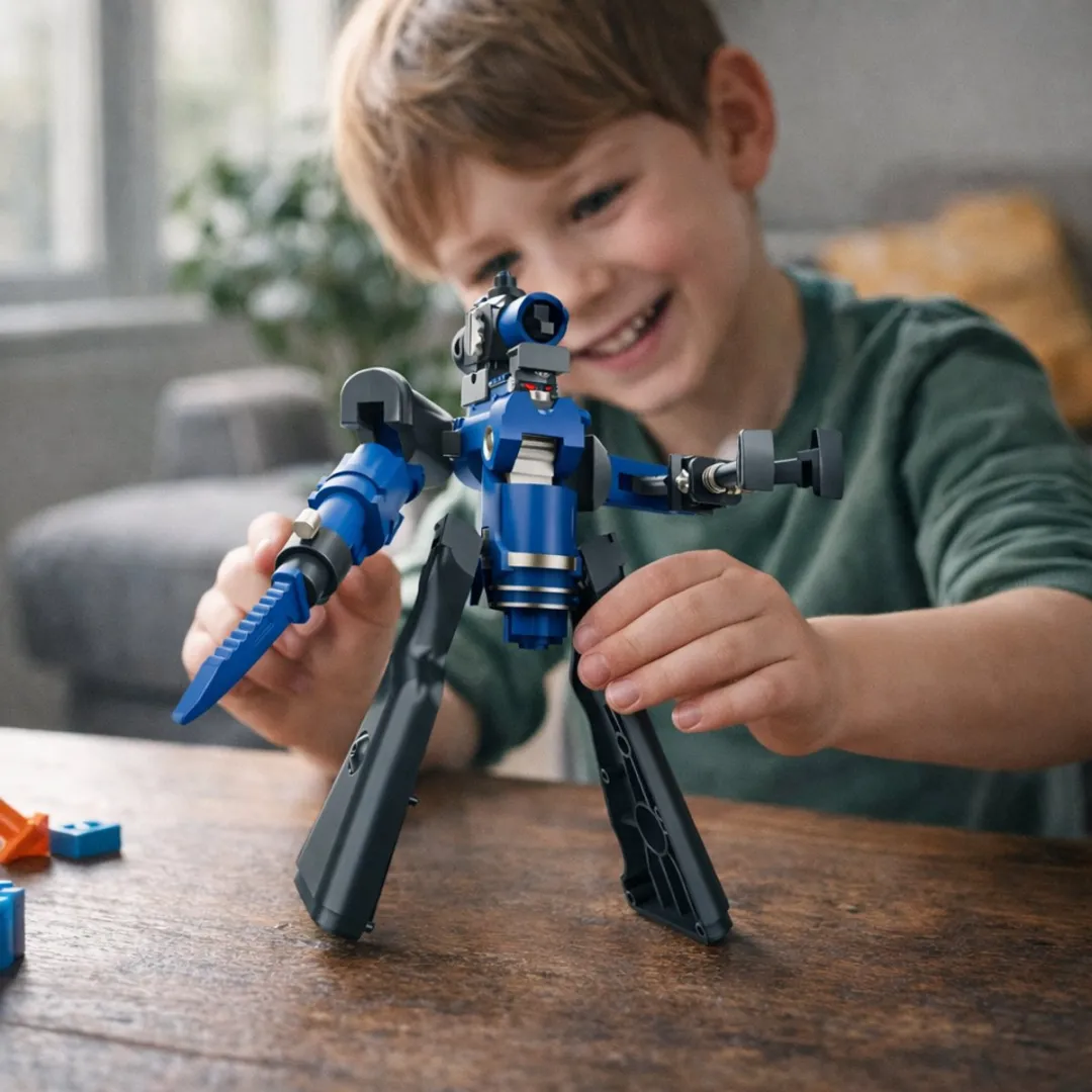 Eddy Toys Transformeerbaar Robot Geweer 2-in-1 - Multicolor