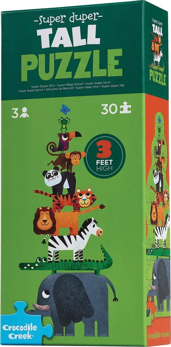 Crocodile Creek Jungle Puzzel 30 Stuks