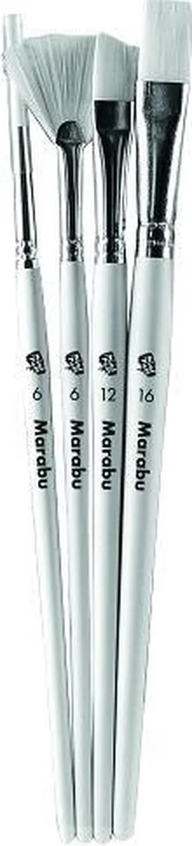 Marabu Penselen Set - 4 Stuks