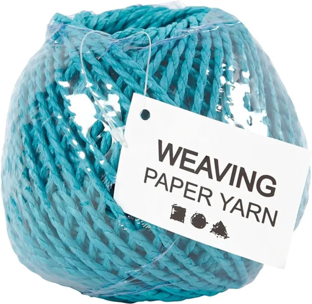 Creativ Company Weaving Paper 3mm - Turquoise - 40m