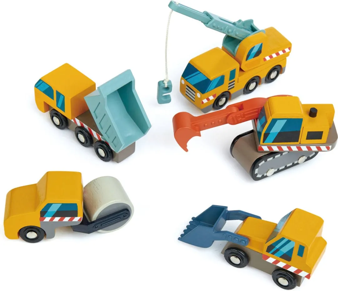Tender Leaf Toys Construction Site - Multicolor