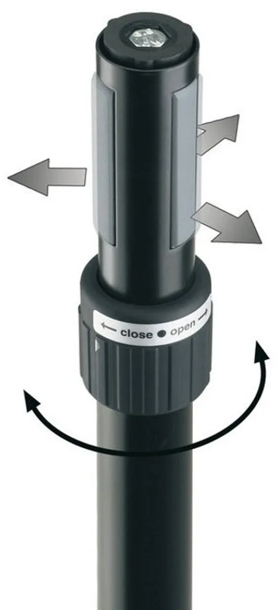 König & Meyer 21360 Tussenbuis Ring Lock 750mm - Zwart