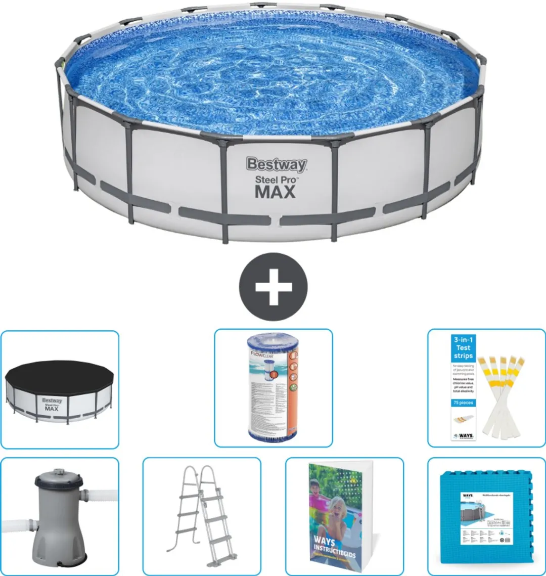 Bestway Steel Pro MAX Zwembad 457x107cm