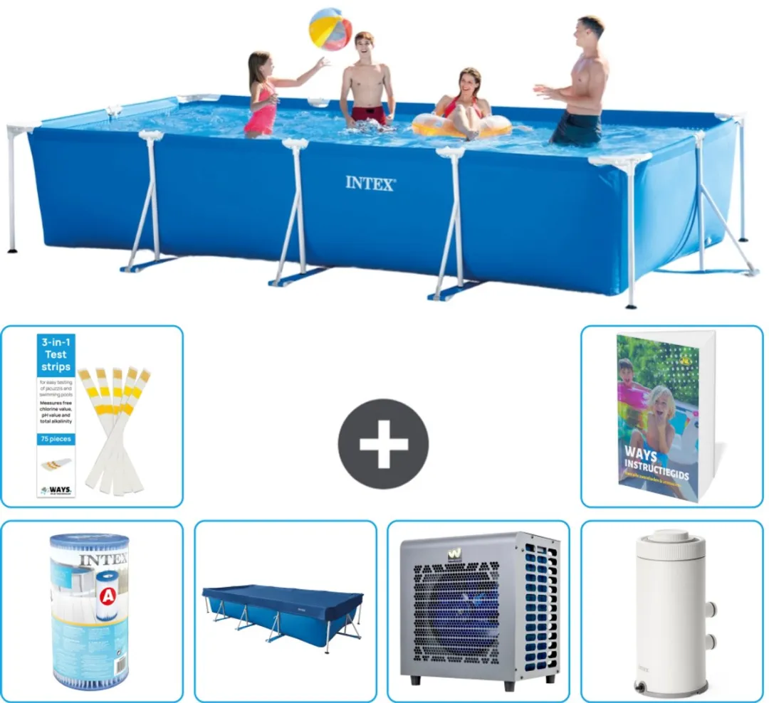 Intex Rechthoekig Frame Zwembad 450x220x84cm