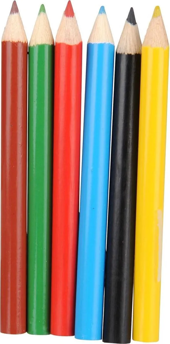 Toi-Toys Kleurpotloden 6 Stuks - Multicolor