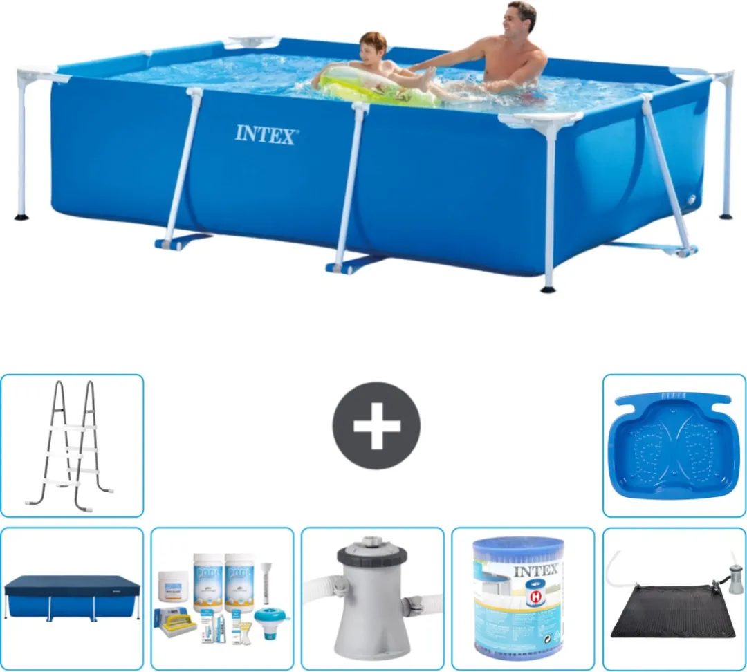 Intex Frame Zwembad 260x160cm Blauw
