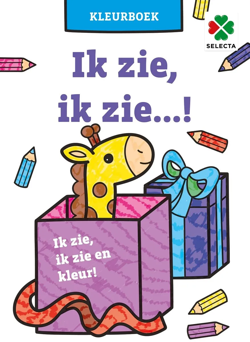 Selecta Ik zie ik zie...! Kleurboek