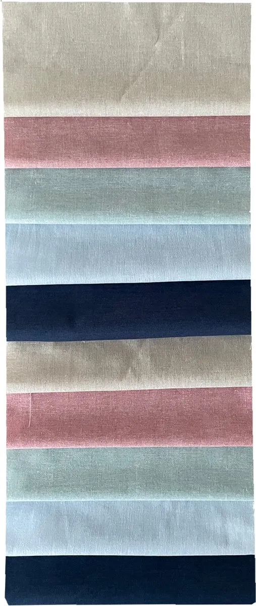 BINK Bedding Chambray Quilt Patchwork Lapjes