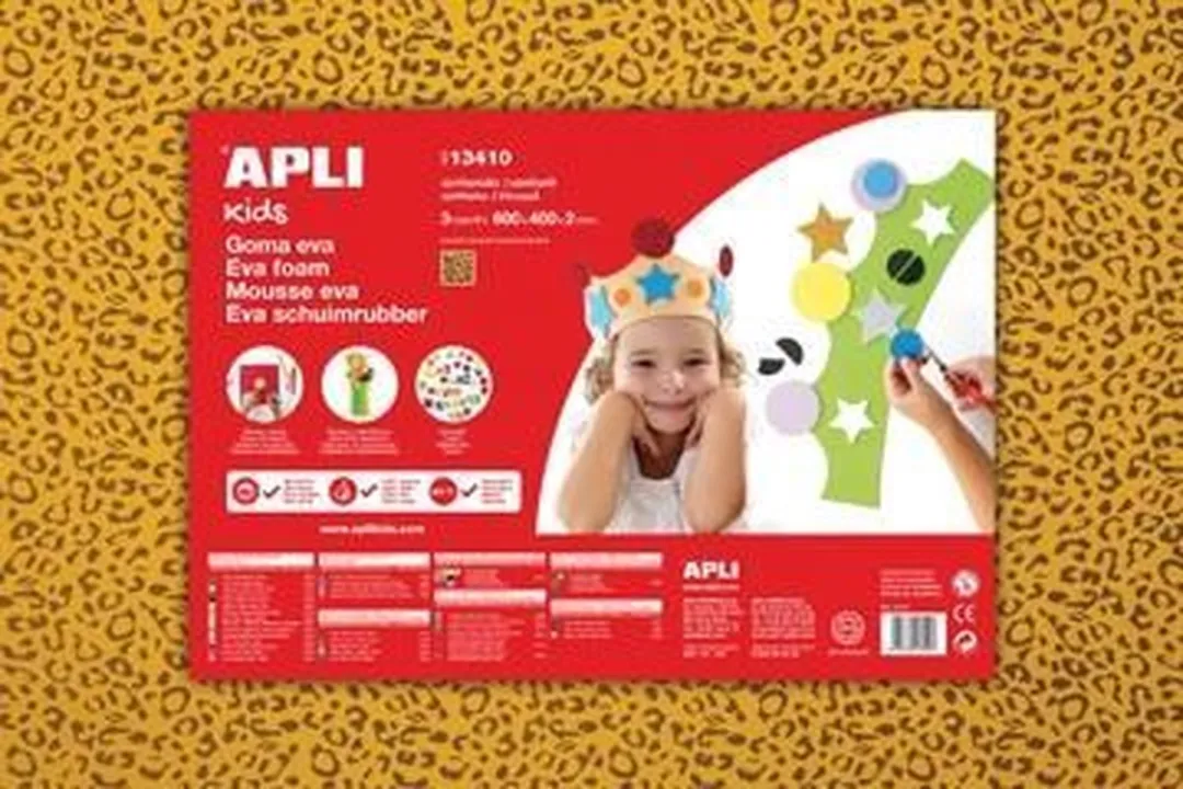 Apli Kids EVA Foam Vellen Luipaardprint