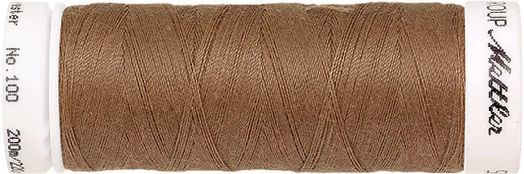 Amann Mettler Seralon 200mt #1424 Naaimachinegaren - Pecan - afbeelding 6 van 6