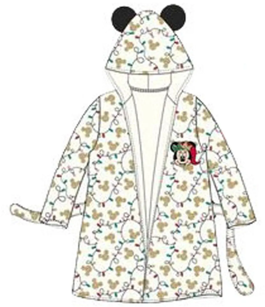 Disney Minnie Kerst Kinderbadjas 128cm - afbeelding 2 van 3
