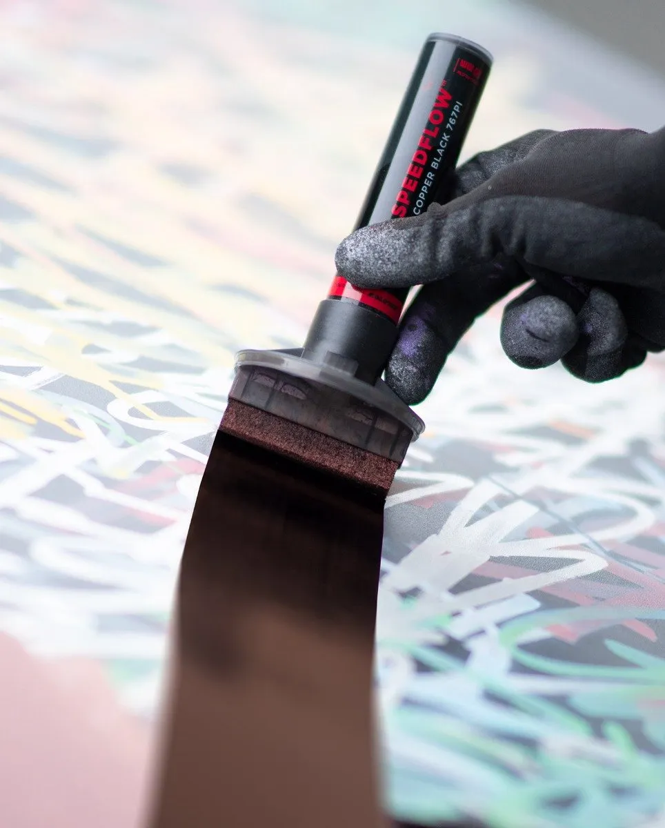 Molotow Speedflow 667PI Marker 15mm - Koper/Zwart