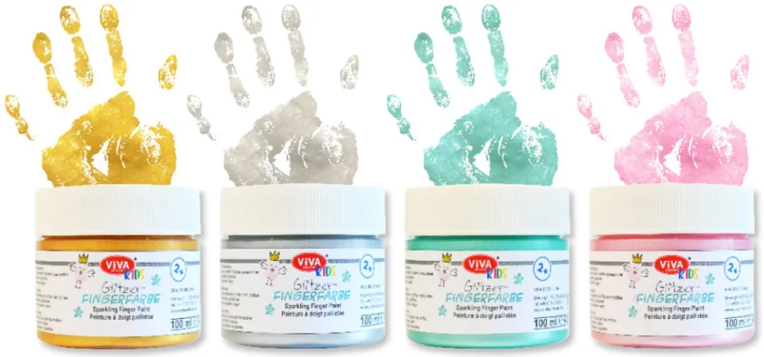 Viva Kids Fingerfarbe 4er Set