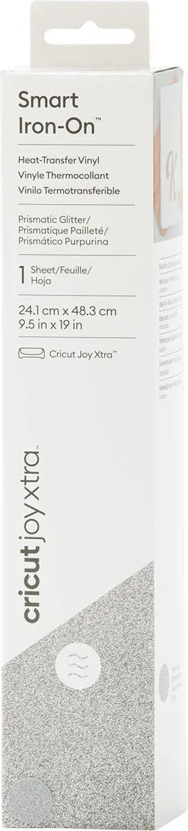 Cricut Smart Iron-On Joy Xtra Prismatic Glitter Silver 24,1x48cm