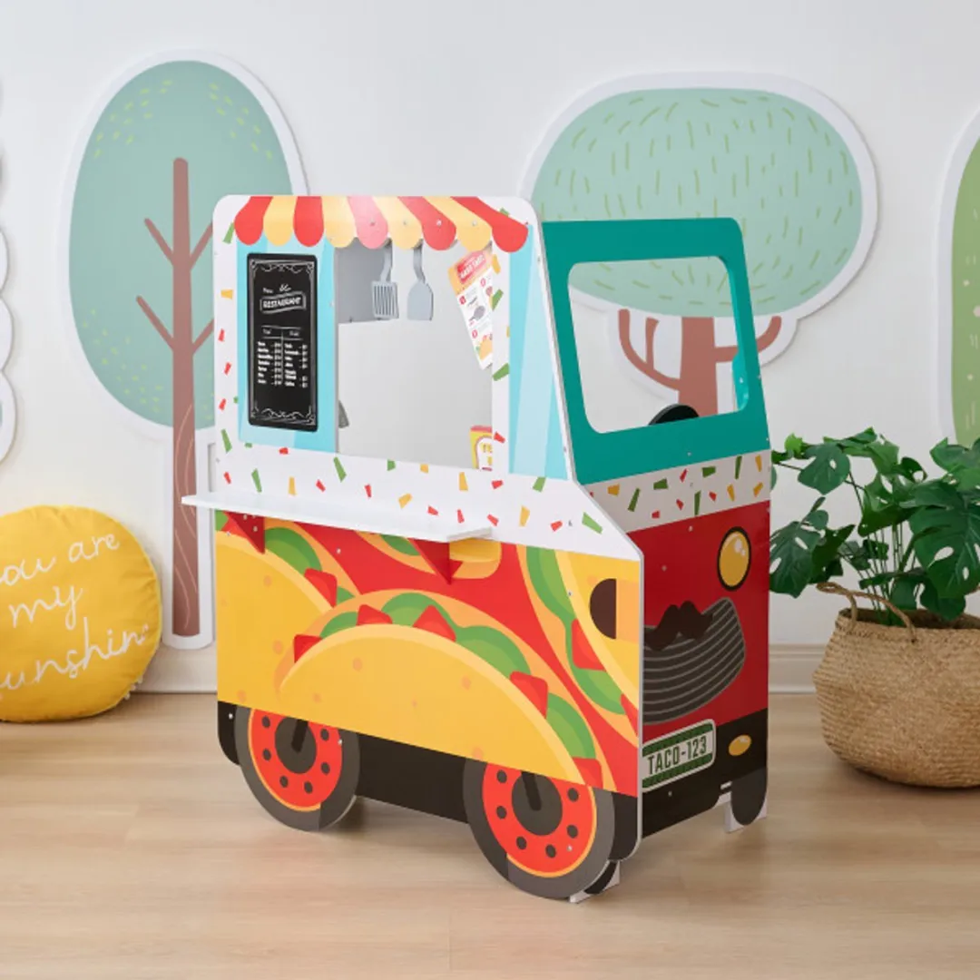 Teamson Kids Houten Speelkeuken Taco Truck - Veelkleurig