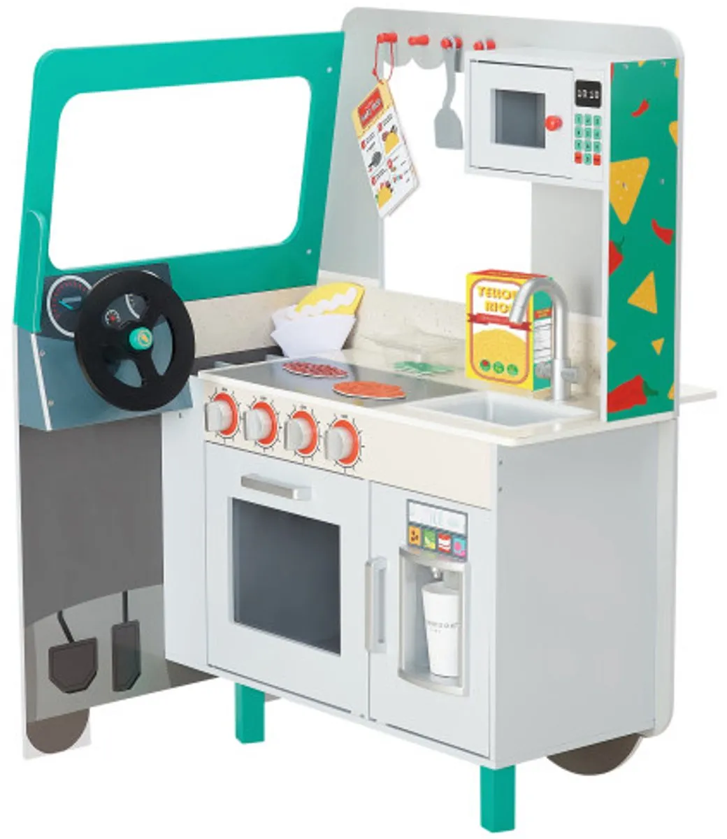 Teamson Kids Houten Speelkeuken Taco Truck