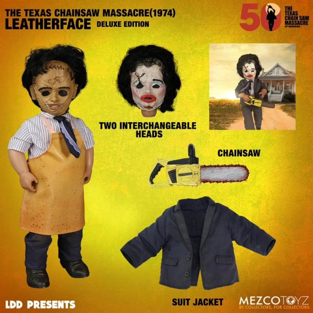 Mezco Toys The Texas Chainsaw Massacre (1974) Living Dead Dolls Doll Leatherface Deluxe Edition 27 cm Dolls