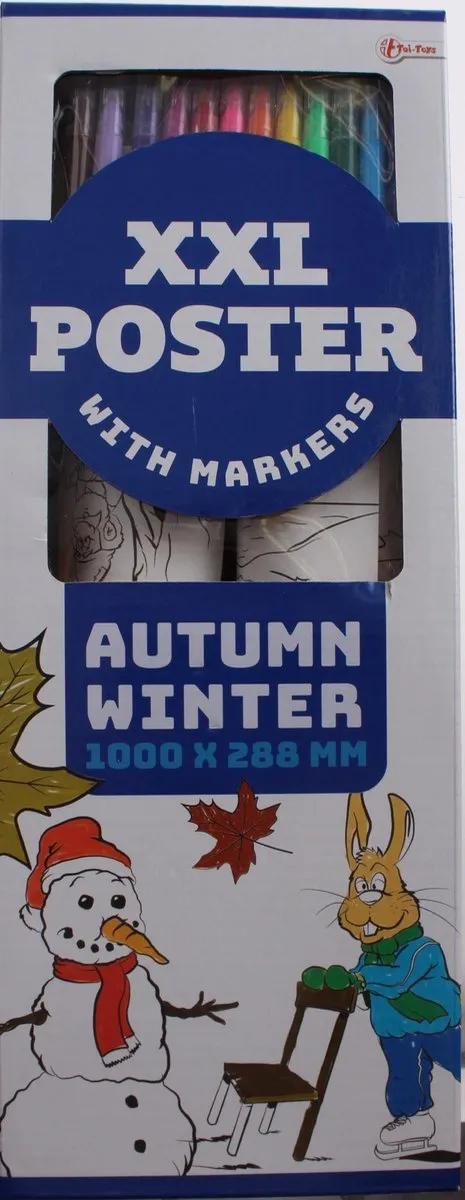 Toi-Toys Inkleur Poster Herfst/Winter