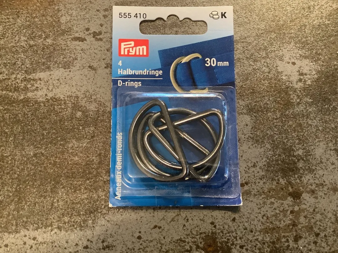 Prym Halfronde D-ringen 30mm - 4 Stuks