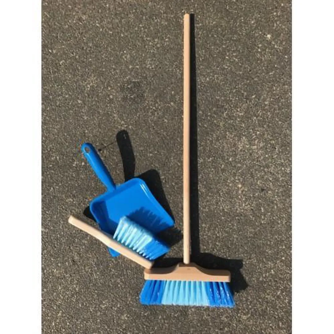 Simply for Kids 3-delige Bezemset - Blauw