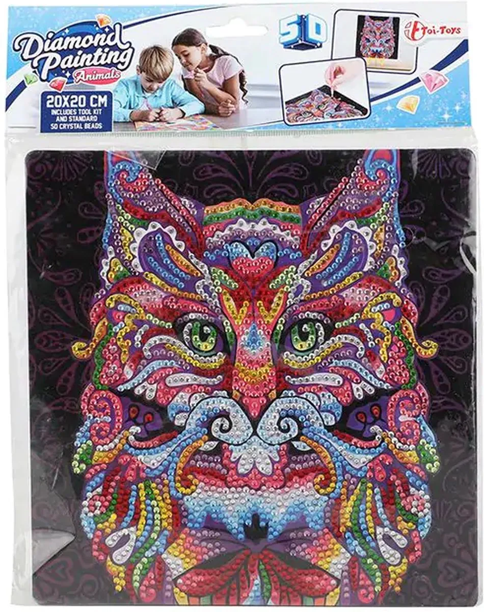 Toi-Toys Diamond Painting Kat