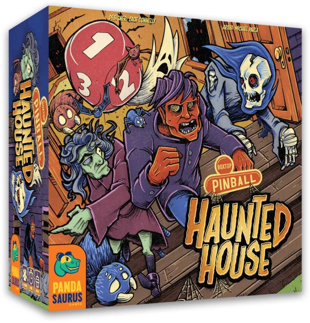 Pandasaurus Games Boxtop Pinball Haunted House PANBTPHH