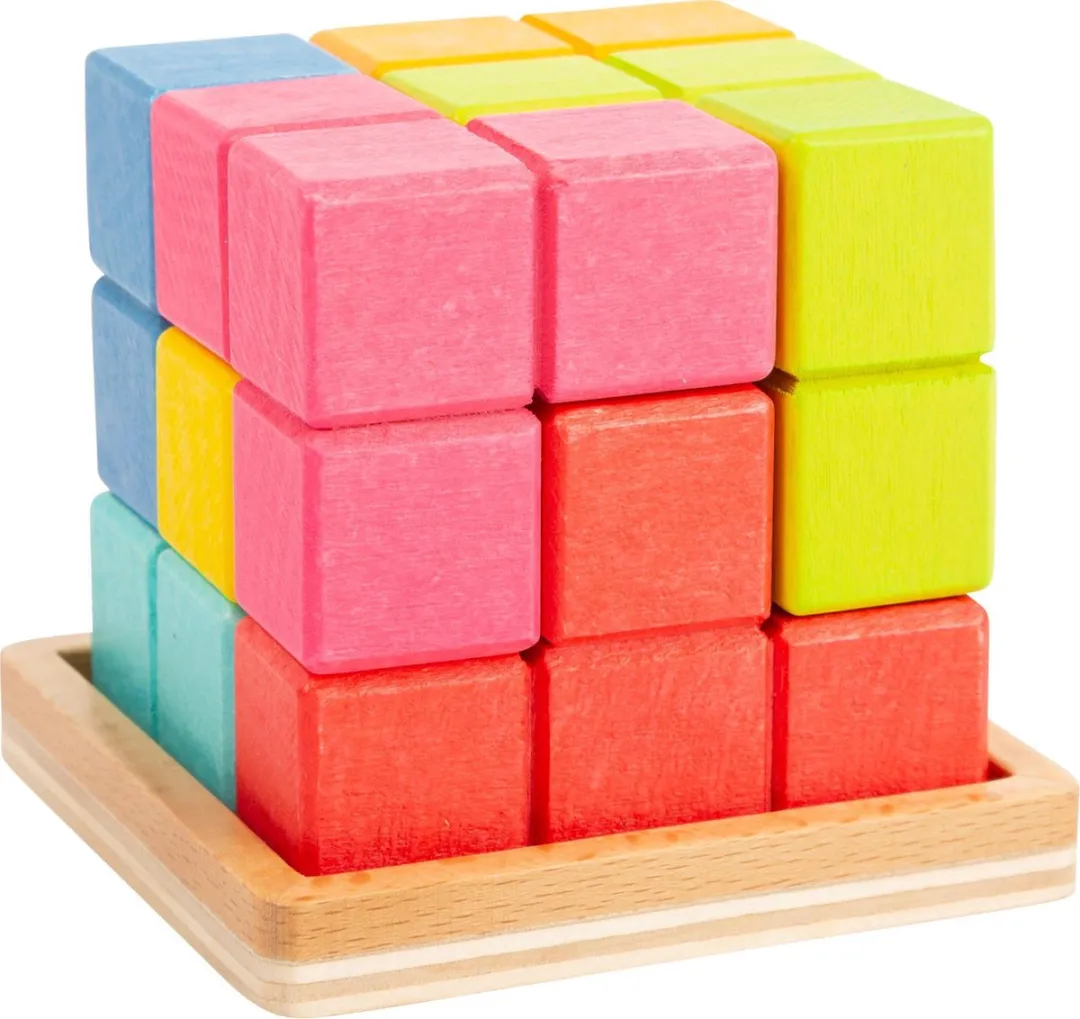 Small Foot Houten 3D Breinpuzzel 3-delig - Multi