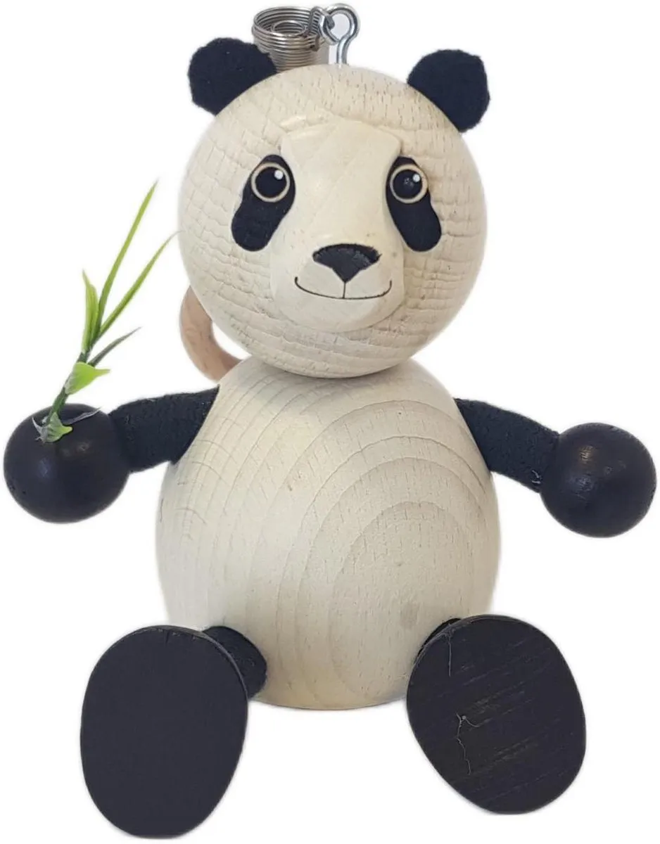 Tricky-Toy Panda Houten Speelpoppetje