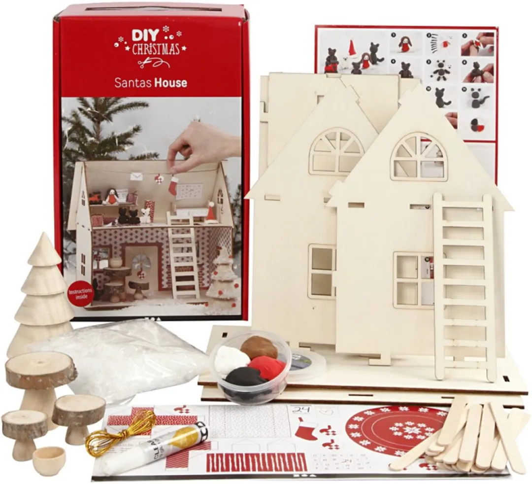 Creativ Company Huis van de Kerstman Set