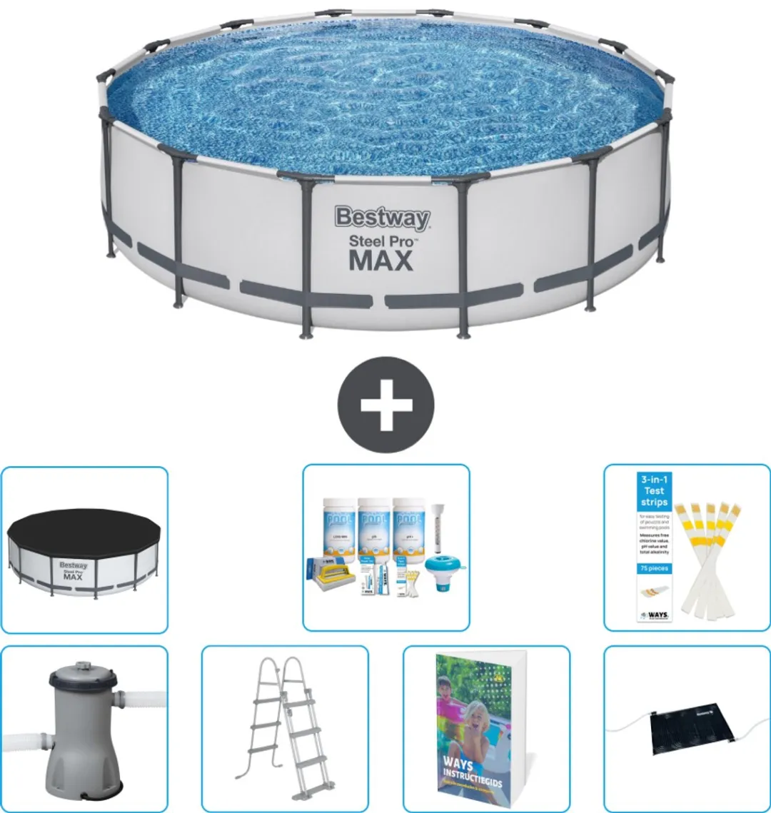 Bestway Steel Pro MAX Zwembad 427x107cm
