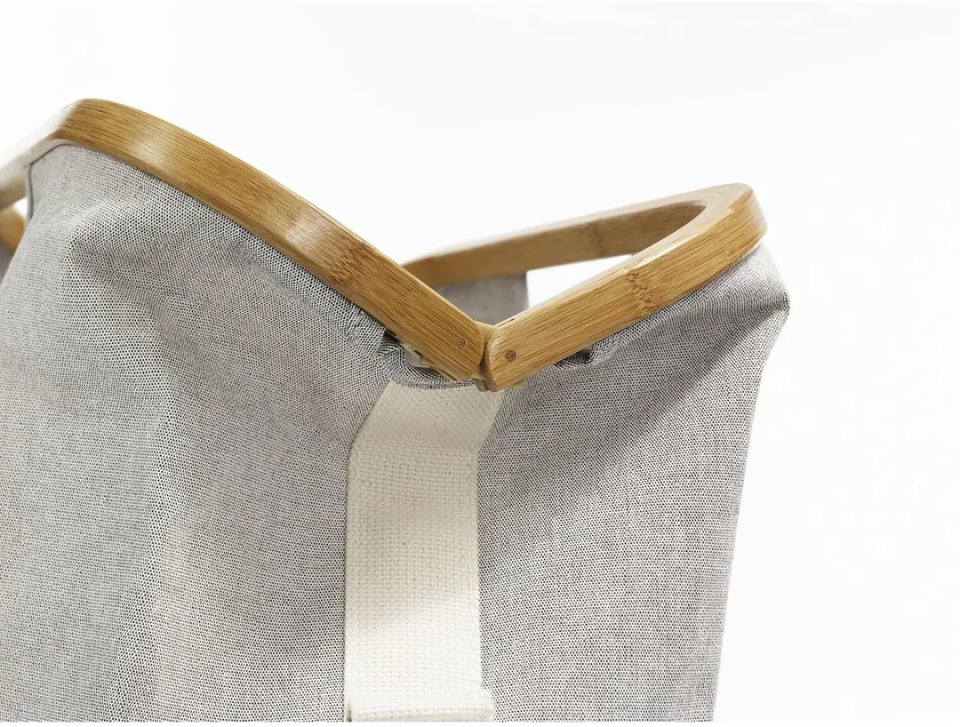 Prym Opbergtas Canvas & Bamboo M - Grijs - afbeelding 3 van 6