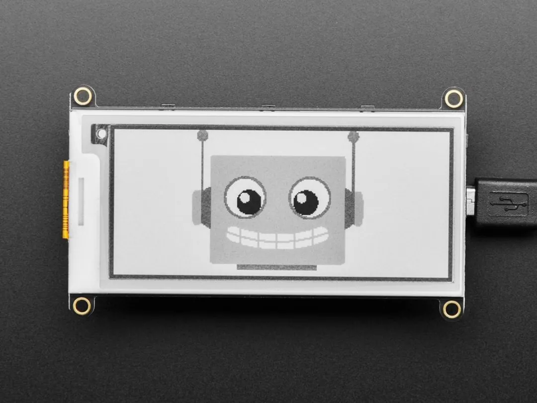 Adafruit 4777 2.9inch Grayscale eInk FeatherWing - Meerkleurig - afbeelding 6 van 6
